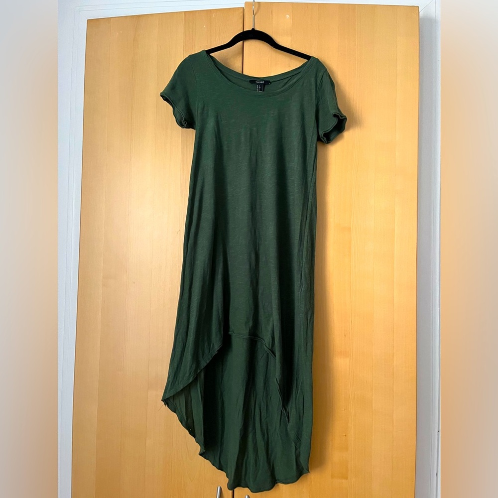 Forrest Green High-Low T-Shirt Dress (Forever 21)